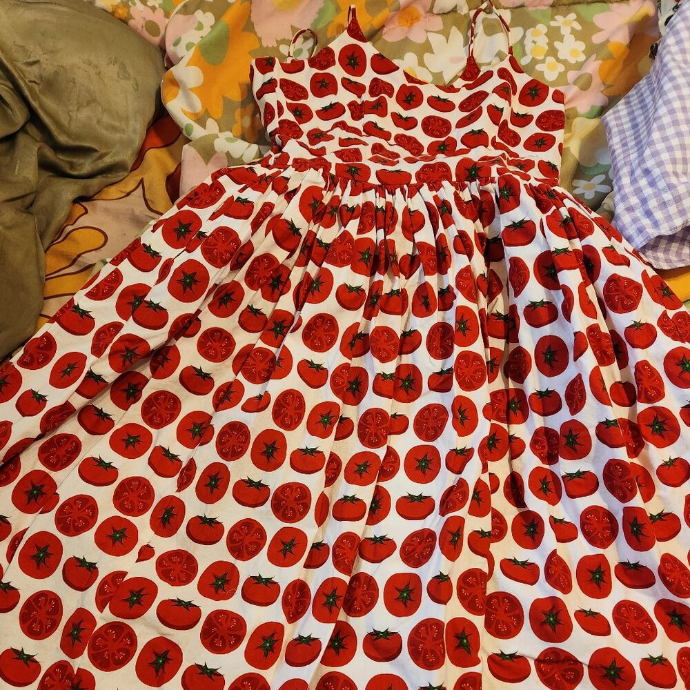 Bernie dexter tomato dress RARE